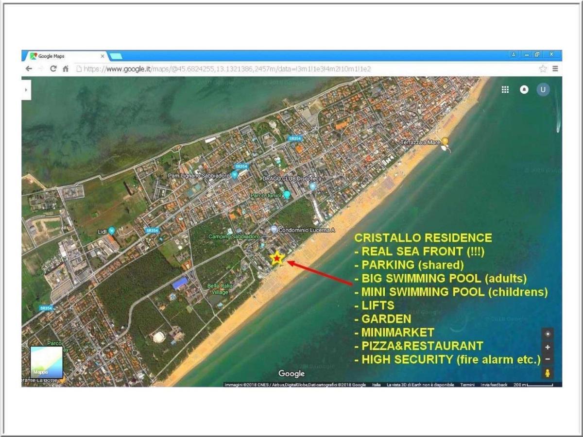 Cristallo Residence Lignano Sabbiadoro Eksteriør billede